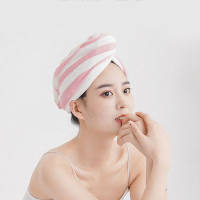 Turbante de secado de cabello de microfibra altamente absorbente para secar rápidamente el cabello largo grueso rizado