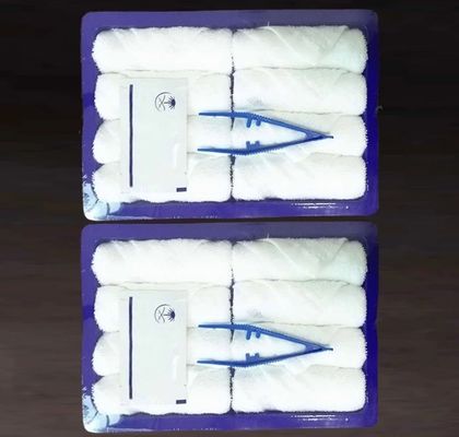 25*25cm Logotipo Blanco Avión Paleta de algodón Toalla Antipilling y arrugas desvanecerse Cuidado fácil