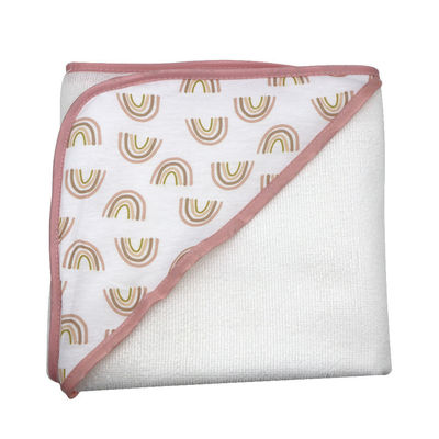Home Set de baño para bebés 6 piezas con esponja de toalla suave con capucha y paño incluido