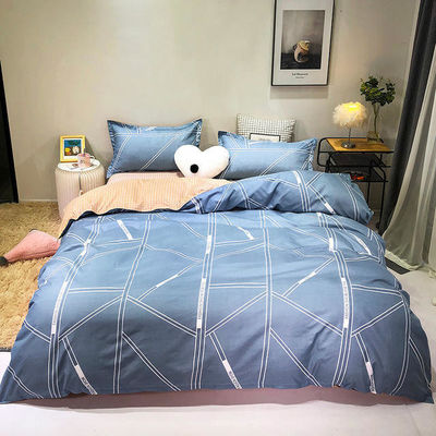 130 * 70 Set de ropa de cama de densidad de tela con patrón geométrico y diseño personalizado