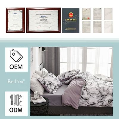 Hoteles de lujo con ropa de cama de algodón equipada en AU/UE/US y tamaños personalizados