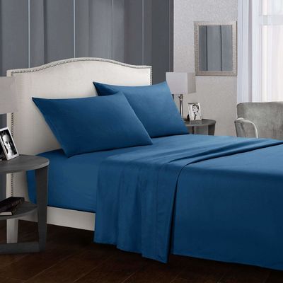 Impresión por pantalla rotativa de ropa de cama de tejido de microfibra blanda 2pcs por juego para su dormitorio
