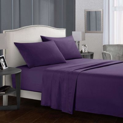 Impresión por pantalla rotativa de ropa de cama de tejido de microfibra blanda 2pcs por juego para su dormitorio