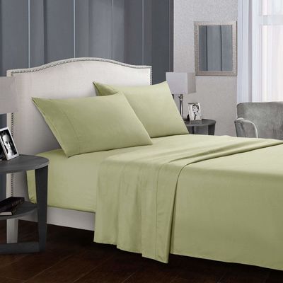 Impresión por pantalla rotativa de ropa de cama de tejido de microfibra blanda 2pcs por juego para su dormitorio