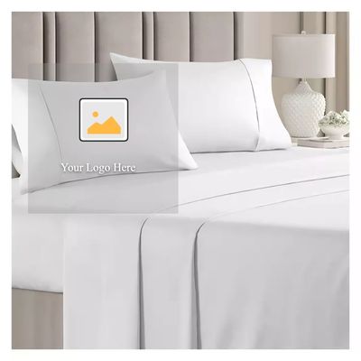 Estilo europeo y americano 400TC lujoso set de manta bordada para cama Queen Size