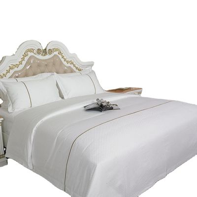 Sillón de cama de hotel de algodón 100% con 300 toneladas de hilo y relleno de gallina