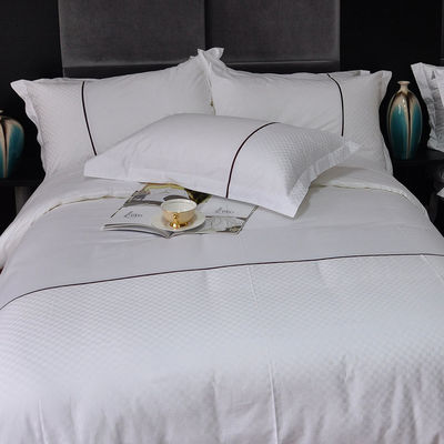 Sillón de cama de hotel de algodón 100% con 300 toneladas de hilo y relleno de gallina