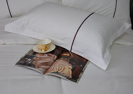 Sillón de cama de hotel de algodón 100% con 300 toneladas de hilo y relleno de gallina