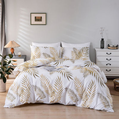 Set de ropa de cama impresa de 3 piezas para King Size Set de manta de cama y sábana de diseño