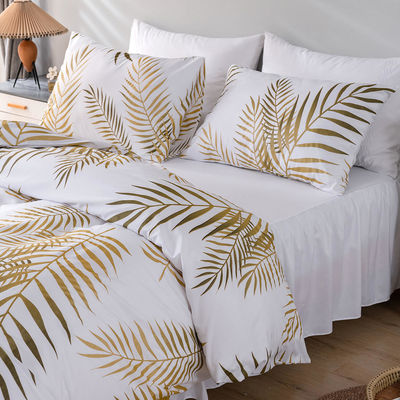 Set de ropa de cama impresa de 3 piezas para King Size Set de manta de cama y sábana de diseño
