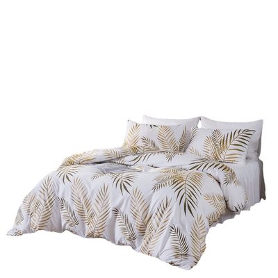 Set de ropa de cama impresa de 3 piezas para King Size Set de manta de cama y sábana de diseño