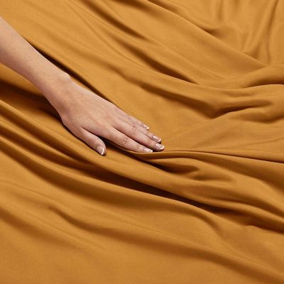 Set de sábanas de microfibra para ropa de cama de color sólido en el mercado de Canadá y México