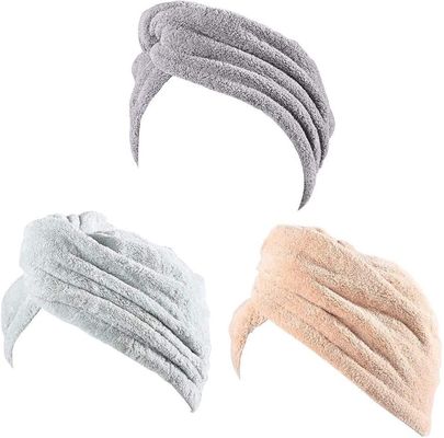 T / T Plazo de pago BSCI Microfibra de toalla para el cabello envoltura de toalla para el cabello para mujeres mágico secador rápido de cabello