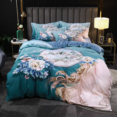 Moderna ropa de cama Tencel Lavado Conjunto de ropa de cama Conjunto de mano ecológica y suave