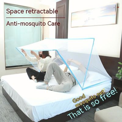 Red de mosquitos de dormitorio plegable cuadrada para prevenir mosquitos y decorar habitaciones
