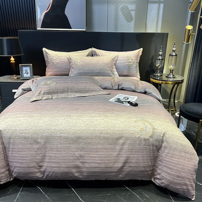 1 cubierta 1 sábana plana / sábana de cama 2 fundas de almohada rosa de algodón egipcio Set de ropa de cama para bebé en casa