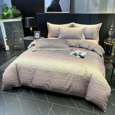1 cubierta 1 sábana plana / sábana de cama 2 fundas de almohada rosa de algodón egipcio Set de ropa de cama para bebé en casa