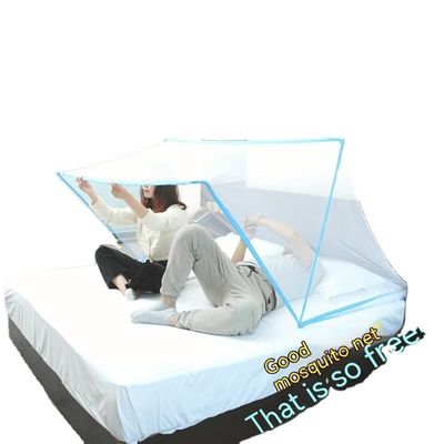 Tienda de mosquiteros plegable de verano para adultos 100% de poliéster portátil de dormitorio