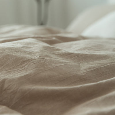 100% de ropa de cama de algodón lavado Se siente suave mano respirable y duradera como la textura