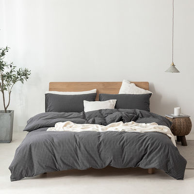 100% de ropa de cama de algodón lavado Se siente suave mano respirable y duradera como la textura
