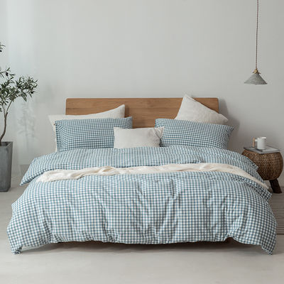 100% de ropa de cama de algodón lavado Se siente suave mano respirable y duradera como la textura