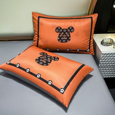 100% de poliéster de bodas de cuatro piezas Kit de ropa de cama para hotel y hogar
