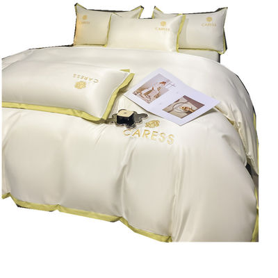 Set de ropa de cama de diseño de lujo para bodas Set de edredón Set de cubierta Set de sábanas Camioneta