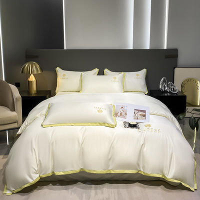 Set de ropa de cama de diseño de lujo para bodas Set de edredón Set de cubierta Set de sábanas Camioneta