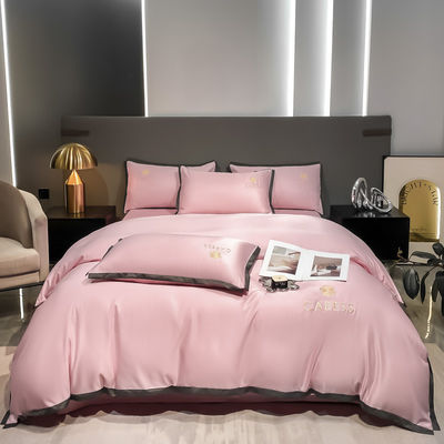 Set de ropa de cama de diseño de lujo para bodas Set de edredón Set de cubierta Set de sábanas Camioneta